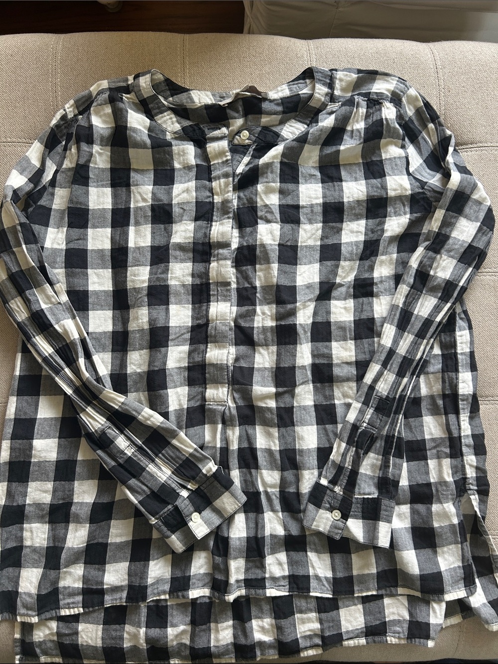 Buffalo check tunic